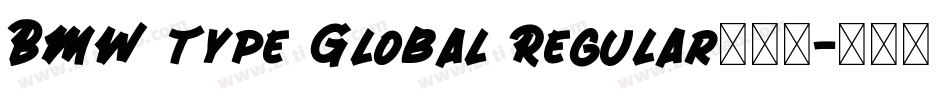 BMW Type Global Regular手机版字体转换